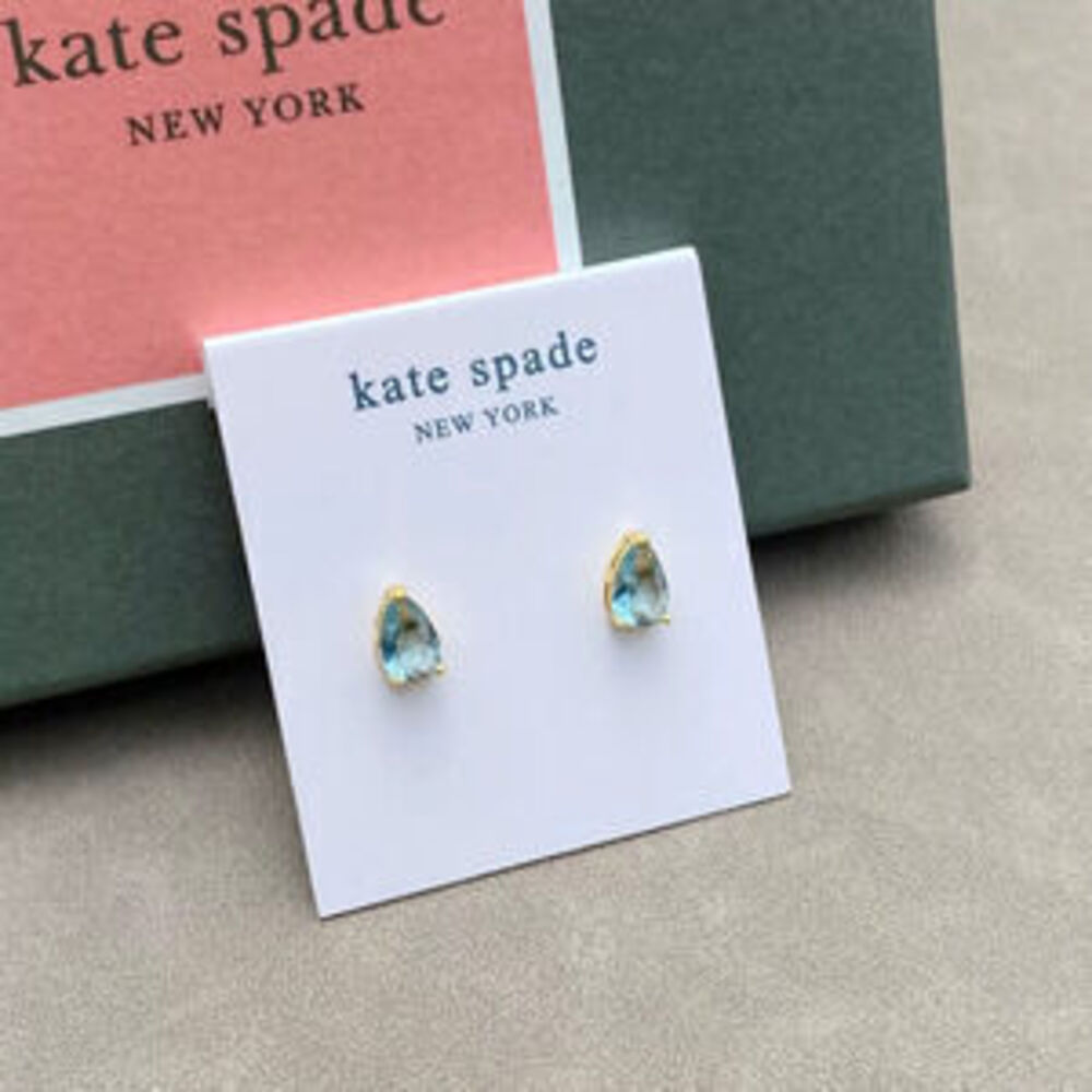 kate spade Blue Teardrop Stud Earrings